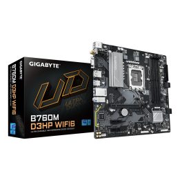 GIGABYTE B760M D3HP WIFI6 Motherboard - Supports Intel Core 14th Gen CPUs 4+1+1 Phases Digital VRM up to 5600MHz DDR5 2xPCIe 4.0