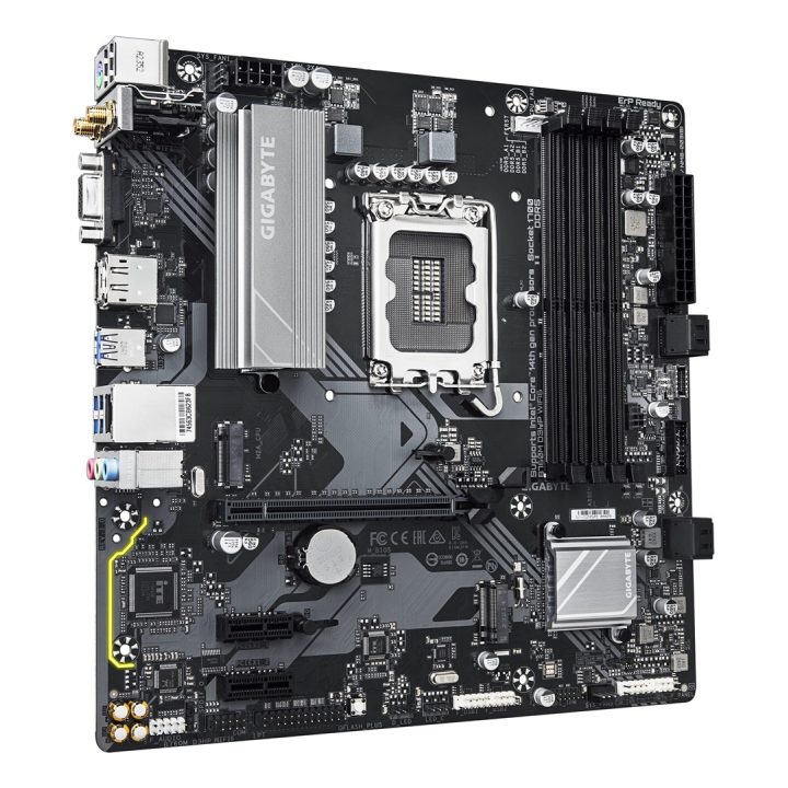 GIGABYTE B760M D3HP WIFI6 Motherboard - Supports Intel Core 14th Gen CPUs 4+1+1 Phases Digital VRM up to 5600MHz DDR5 2xPCIe 4.0