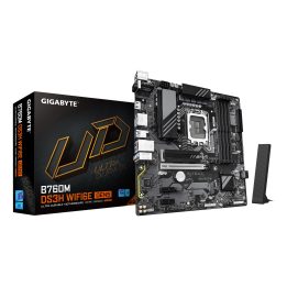 GIGABYTE B760M DS3H WIFI6E GEN5 Motherboard - Supports Intel Core 14th Gen CPUs 6+2+1 Phases Digital VRM up to 5600MHz DDR5 2xPC
