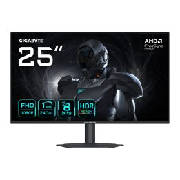 GIGABYTE G25F2A 25 FHD Gaming Monitor - 1920 x 1080 240Hz 1ms 300 cd/m2 Display HDR 10 HDMI 2.0 Displayport 1.4