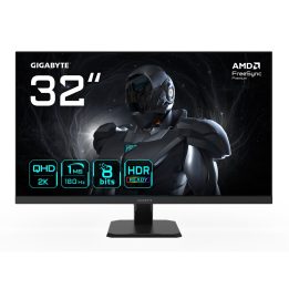 GIGABYTE GS32QA 32” QHD Gaming Monitor - 2560 x 1440 180Hz 1ms 300 cd/m2 FreeSync Premium HDR Ready HDMI 2.0 Displayport 1.4