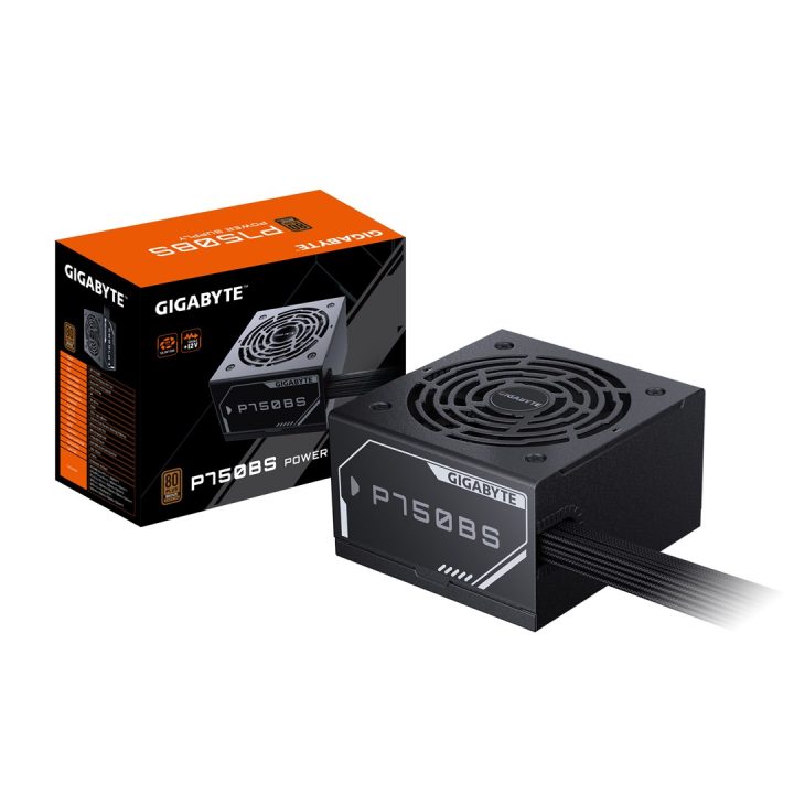 GIGABYTE P750BS Power Supply - PCI-E 6+2 Pin x 4 80 PLUS Bronze 120mm Fan ATX compatible EU Plug