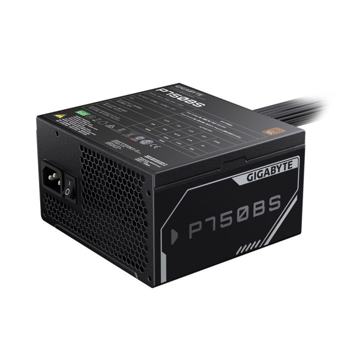 GIGABYTE P750BS Power Supply - PCI-E 6+2 Pin x 4 80 PLUS Bronze 120mm Fan ATX compatible EU Plug