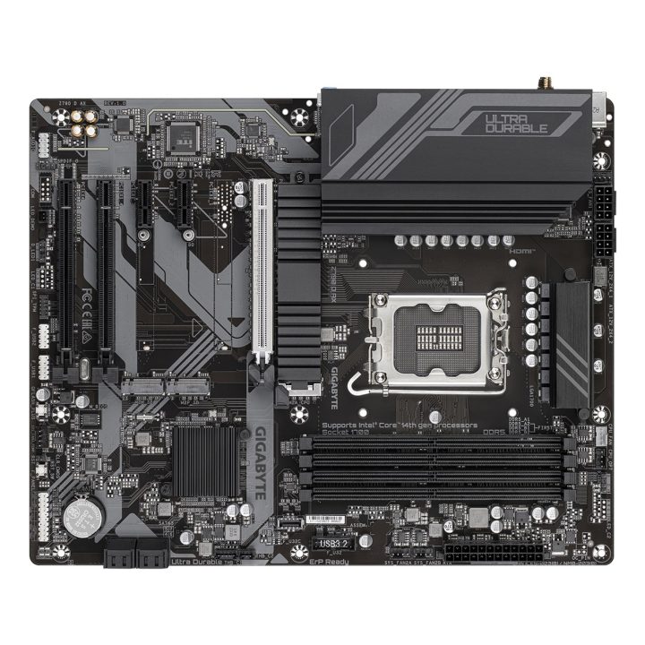 GIGABYTE Z790 D AX Motherboard - Supports Intel Core 14th Gen CPUs 12+1+1 Phases Digital VRM up to 7600MHz DDR5 (OC) 3xPCIe 4.0