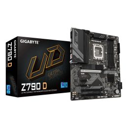 GIGABYTE Z790 D Motherboard - Supports Intel Core 14th Gen CPUs 12+1+1 Phases Digital VRM up to 7600MHz DDR5 (OC) 3xPCIe 4.0 M.2