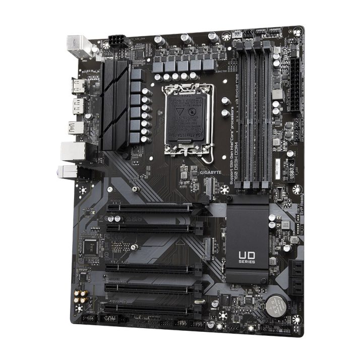 Gigabyte B760 DS3H DDR4 Motherboard - Supports Intel Core 14th CPUs 18+2+1 Phases Digital VRM up to 5333MHz DDR4 (OC) 2xPCIe 4.0