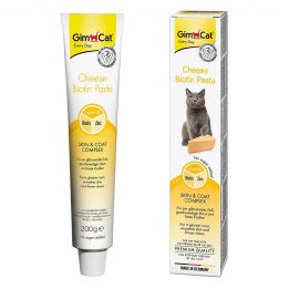 GIMCAT Cheese biotin paste - cat treats - 200g
