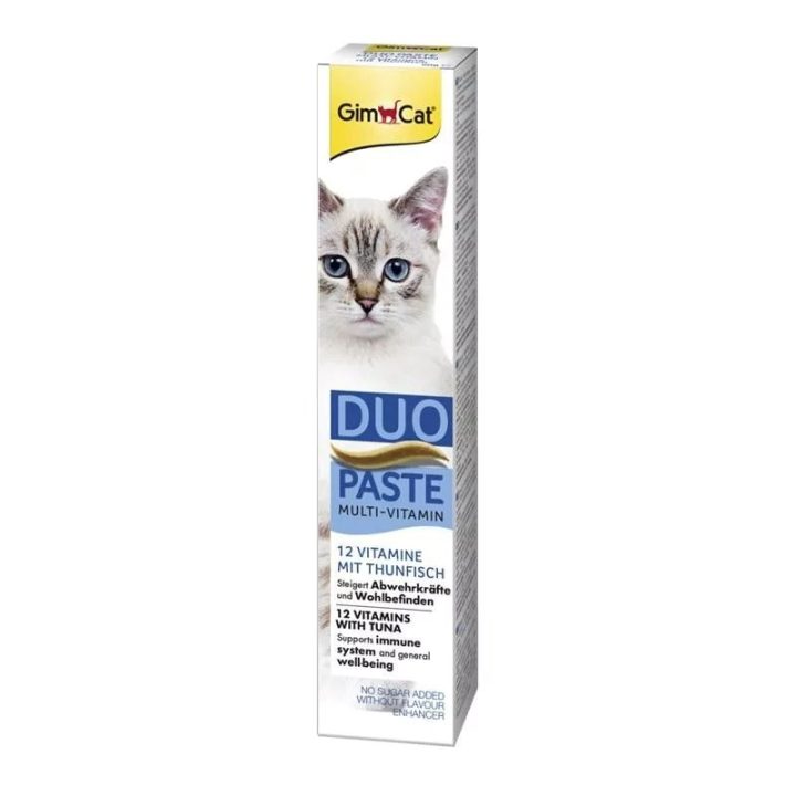 GIMCAT Duo Paste Multi-vitamin with Tuna – cat treat – 50g