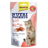 GIMCAT Nutri pockets Salmon - cat treats - 60g