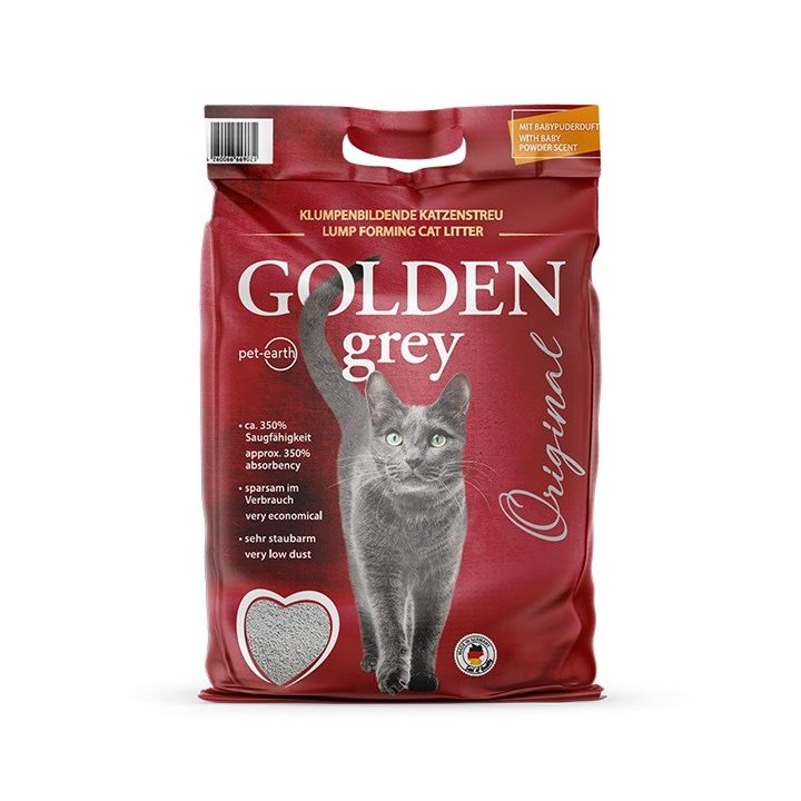 GOLDEN Grey Original - bentonite litter - 7kg