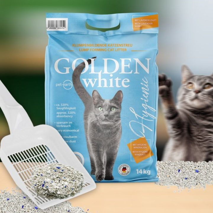 GOLDEN White Hygienic - bentonite litter - 7kg