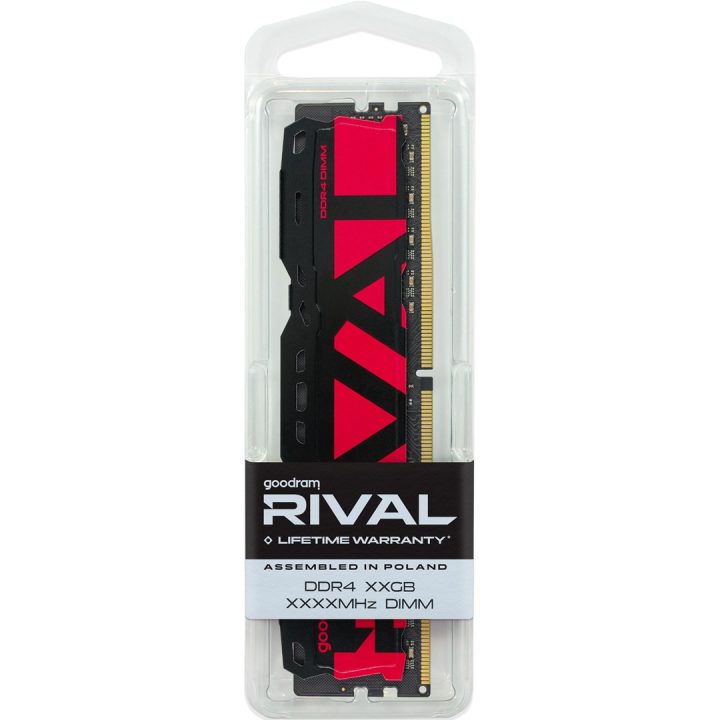 Goodram *DDR4 Rival Radiant 32GB (2*16)/3200 CL16 Red memory module 2 x 16 GB 3200 MT/s 288-pin DIMM