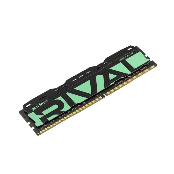 Goodram *DDR4 Rival Radiant 64GB (2*32)/3200 CL18 Green memory module 2 x 32 GB 3200 MT/s 288-pin DIMM
