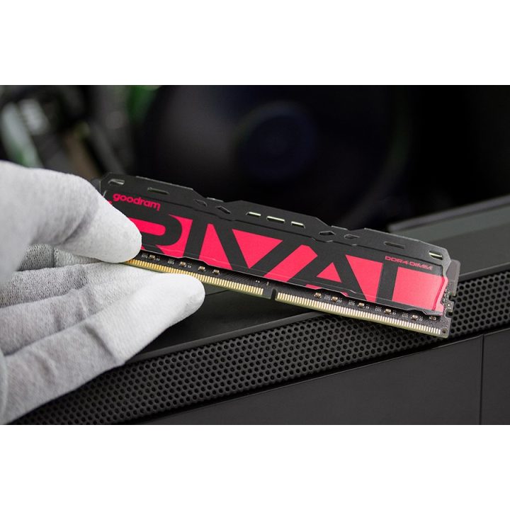Goodram *DDR4 Rival Radiant 64GB (2*32)/3200 CL18 Red memory module 2 x 32 GB 3200 MT/s 288-pin DIMM