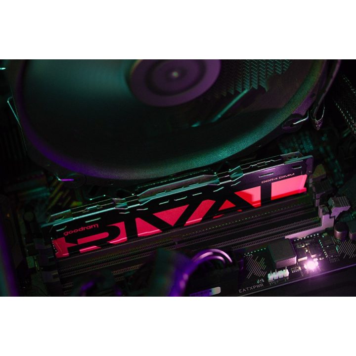 Goodram *DDR4 Rival Radiant 64GB (2*32)/3200 CL18 Red memory module 2 x 32 GB 3200 MT/s 288-pin DIMM