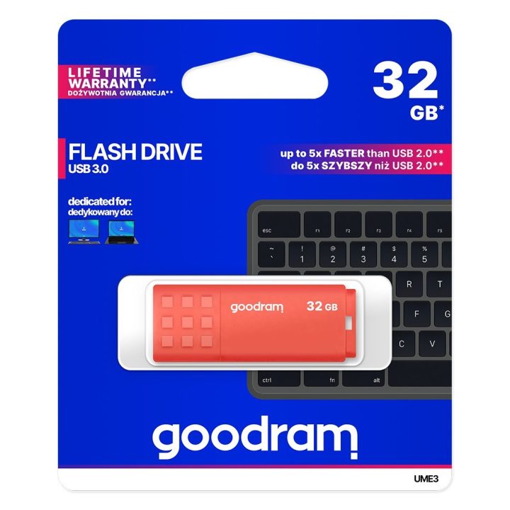 Goodram 32GB USB 3.0 USB flash drive USB Type-A Orange