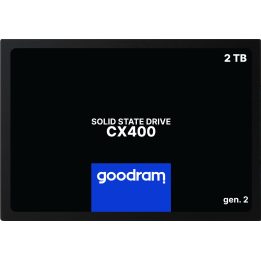 Goodram CX400 SSDPR-CX400-02T-G2 2 TB 2.5 Serial ATA III 3D NAND