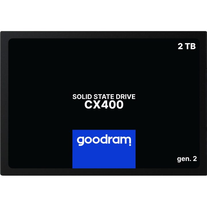 Goodram CX400 SSDPR-CX400-02T-G2 2 TB 2.5 Serial ATA III 3D NAND