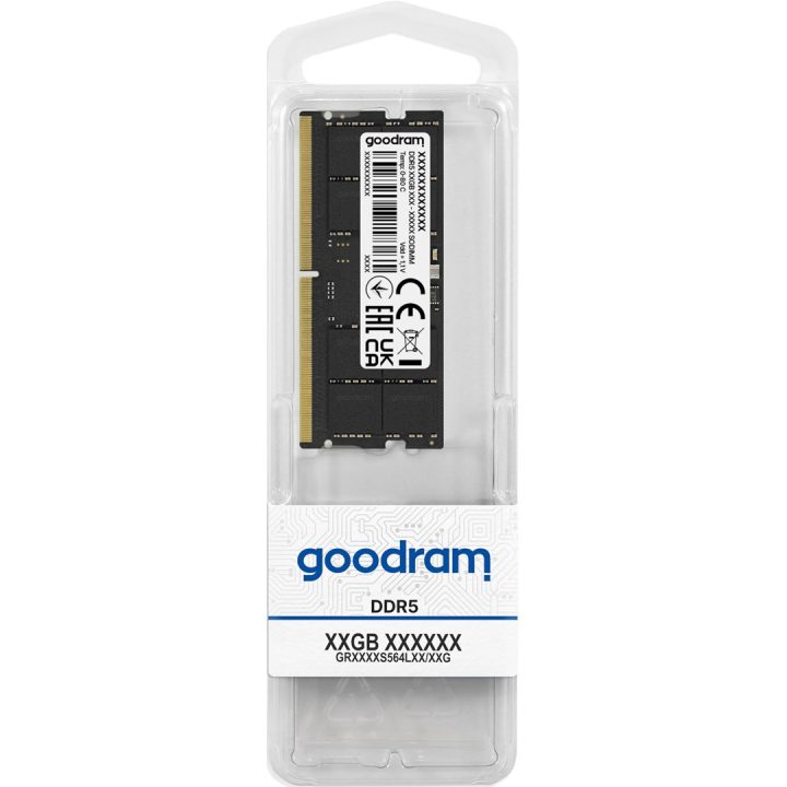 Goodram GR4800S564L40S/16G memory module 16 GB 1 x 16 GB DDR5 262-pin SO-DIMM