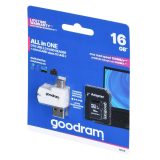 Goodram M1A4-0160R12 memory card 16 GB MicroSDHC Class 10 UHS-I