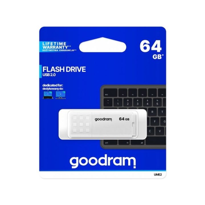 Goodram USB flash drive UME2 64 GB USB Type-A 2.0 White