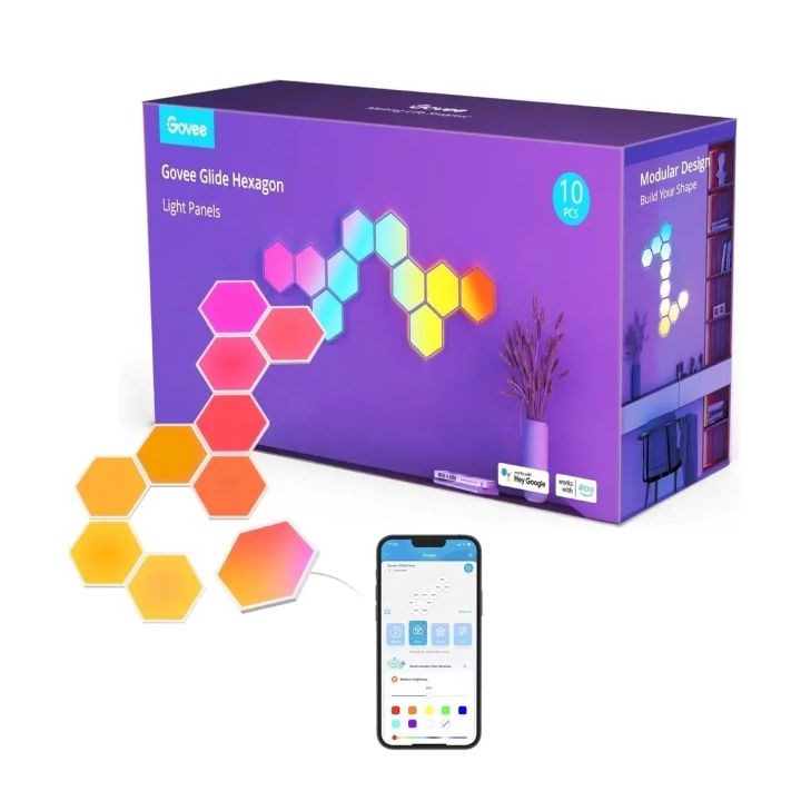 Govee Glide Hexa Light Panels (10 panels) H6061