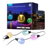 Govee H7025 RGBICW Outdoor LED String Lights 14.63m 2.4GHz Wi-Fi + Bluetooth
