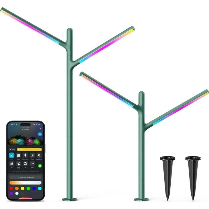Govee H7086 RGBICWW LED Garden Lights | RGBWW 1100 lm 2.4 GHz Wi-Fi + Bluetooth IP66