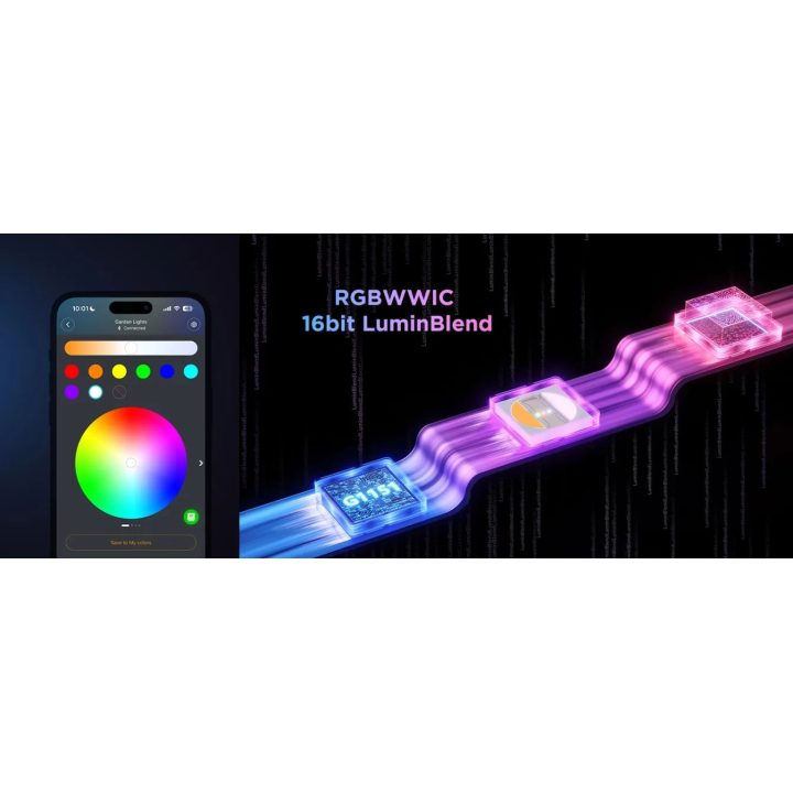 Govee H7086 RGBICWW LED Garden Lights | RGBWW 1100 lm 2.4 GHz Wi-Fi + Bluetooth IP66