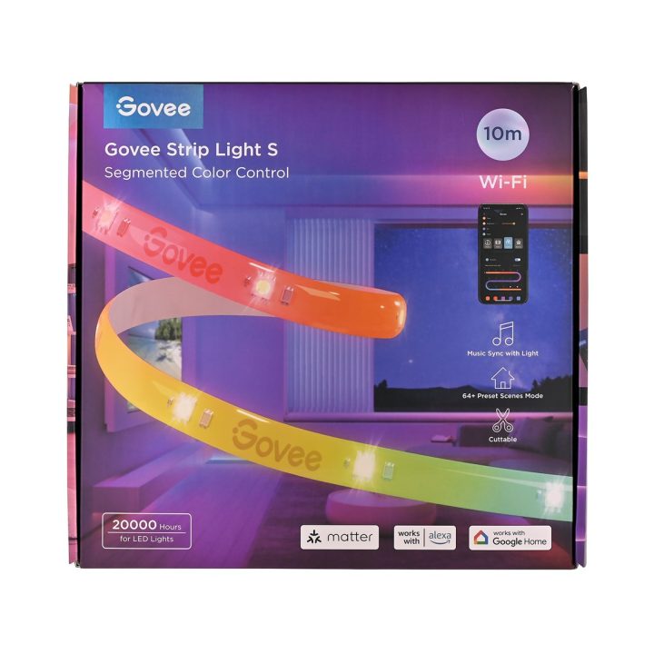 Govee Strip Light S Segmented Smart strip light Wi-Fi/Bluetooth 36 W