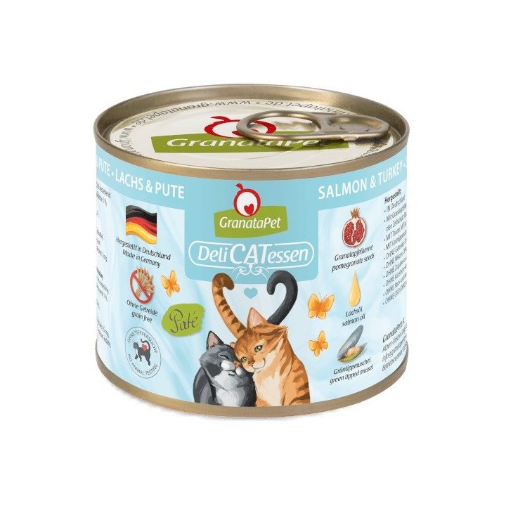 GRANATAPET DeliCATessen Salmon and turkey - wet cat food - 200g