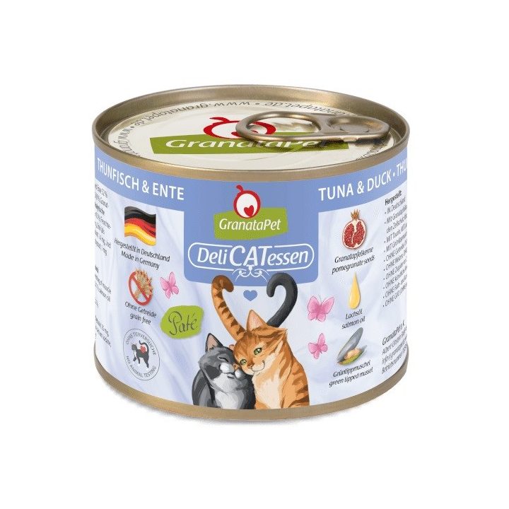 GRANATAPET DeliCATessen Tuna and duck - wet cat food - 200g
