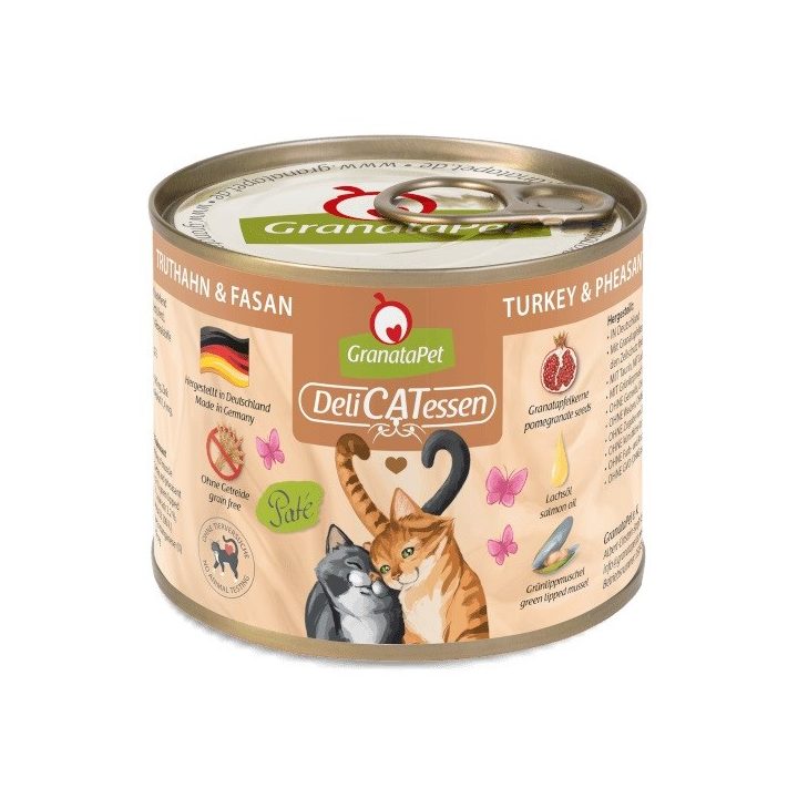 GRANATAPET DeliCATessen Turkey and pheasant - wet cat food - 200g