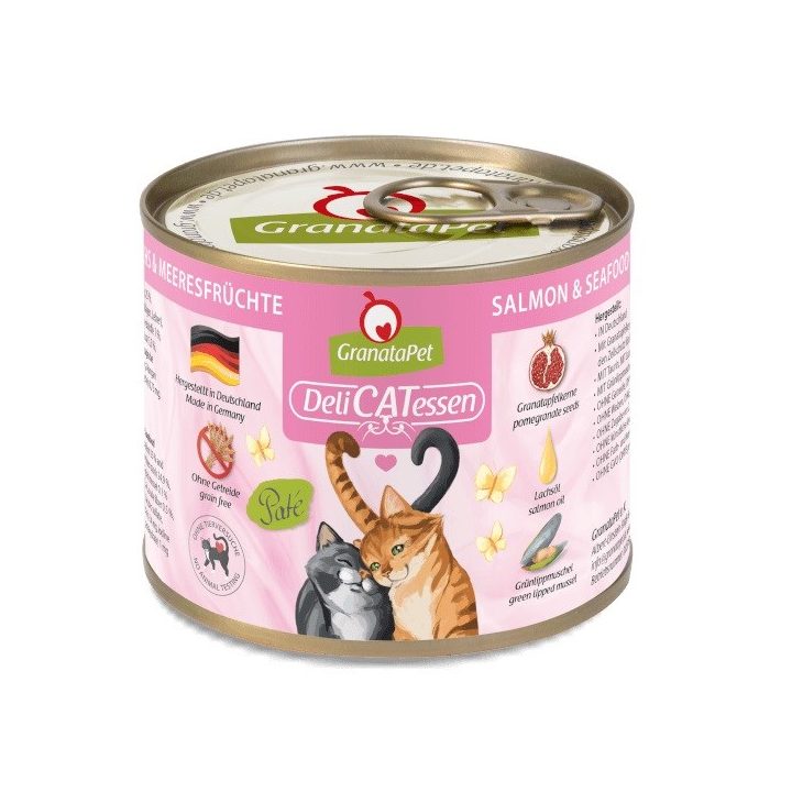 GRANATAPET DeliCATessen salmon and seafood - wet cat food - 200g
