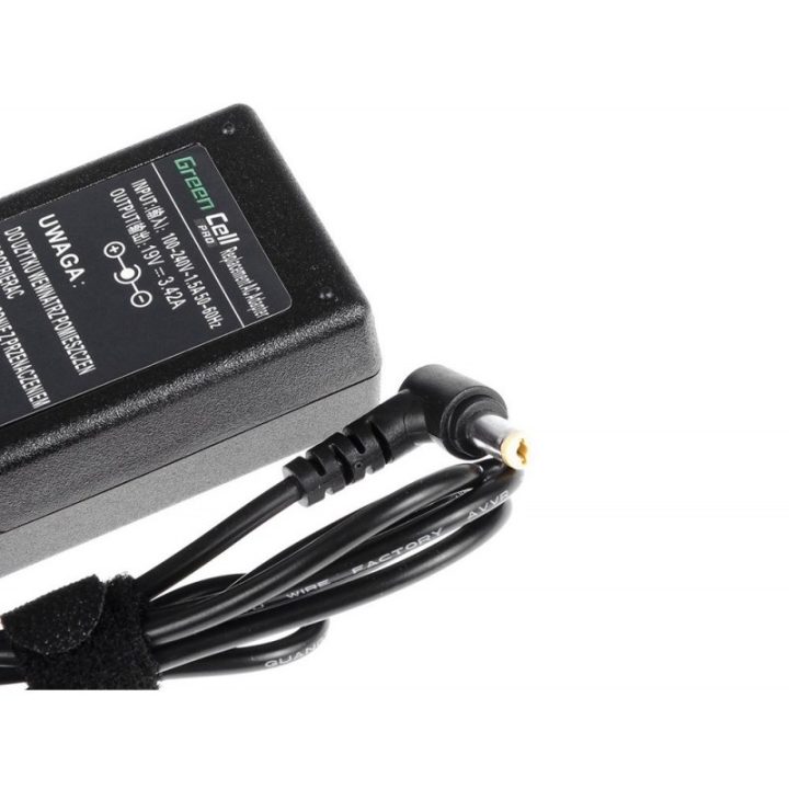 Green Cell AD01P power adapter/inverter Indoor 65 W Black