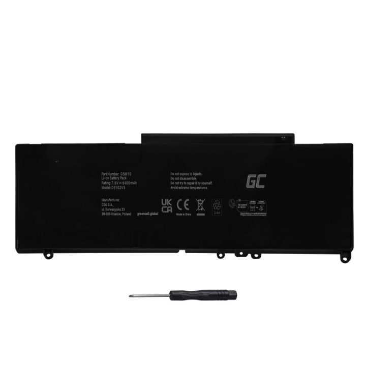 Green Cell DE102V3 laptop spare part Battery