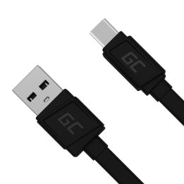 Green Cell KABGC03 USB cable 0.25 m USB A USB C 0.48 Gbit/s Black