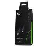 Green Cell KABGC30 USB cable USB 2.0 1.2 m USB C Black