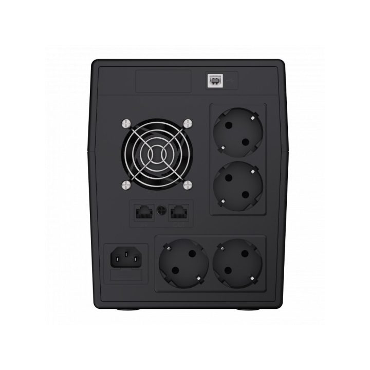 Green Cell UPS05 uninterruptible power supply (UPS) Line-Interactive 2 kVA 1200 W 5 AC outlet(s)