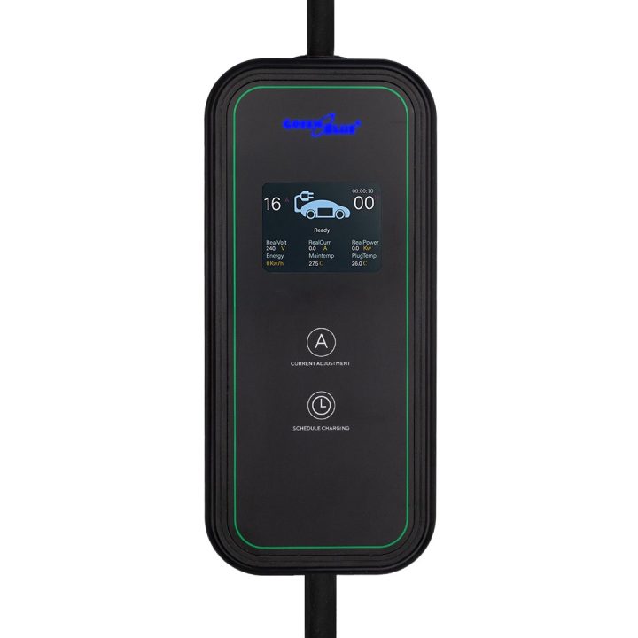 GreenBlue EV/PHEV Charger portable Type 2 cable length 6.8 m IP65 11 kW 220–380 V AC 50/60 Hz 16 A 3-phase GB1100
