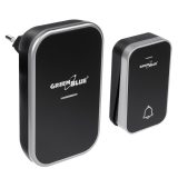 GreenBlue GB157 B Kinetic Battery-free Wireless Dorr Bell Melodies Black Range up to 200m IP44