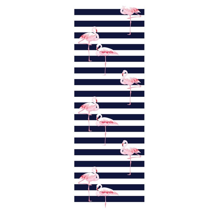 GreenBlue GB183 Classic Beech Deck Chair with Flaming Print