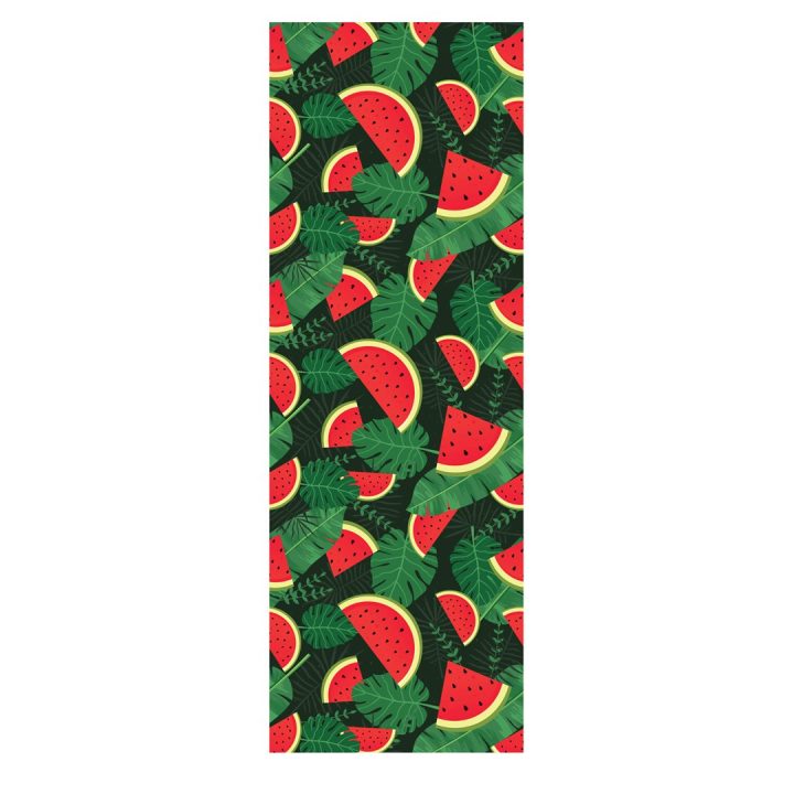 GreenBlue GB183 Classic Beech Deck Chair with Watermelon Print