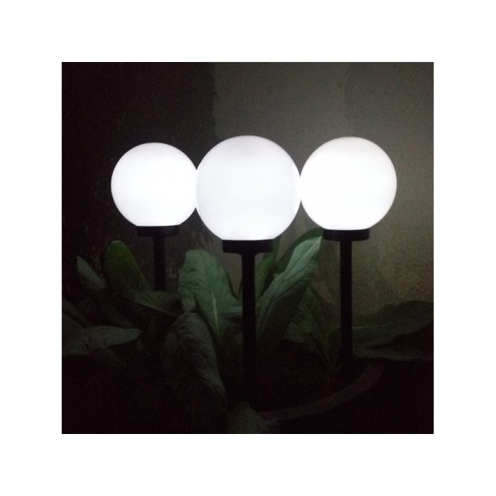 Greenblue 46572 Outdoor pedestal/post lighting Black White LED