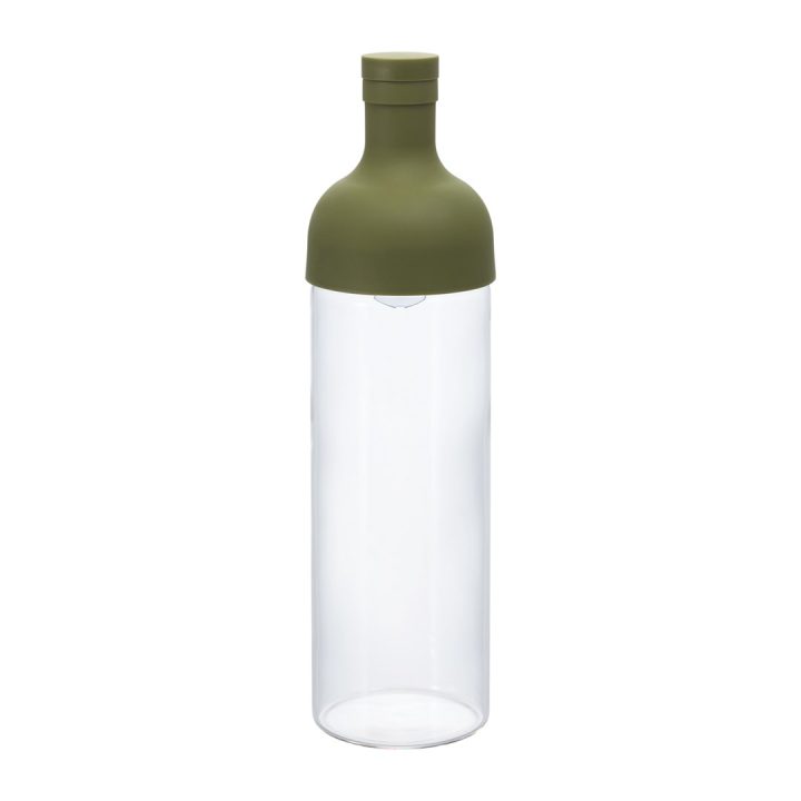 HARIO Cold Brew Tea 750ml Filter Bottle Olive green