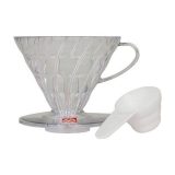 HARIO V60-02 Clear Plastic Drip