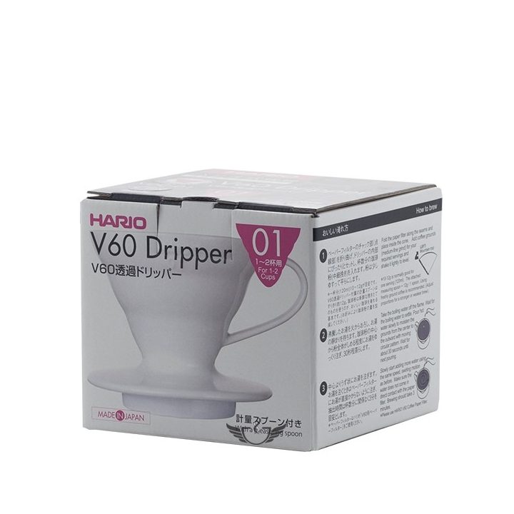 HARIO V60-02 White Ceramic Drip