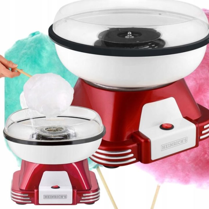 HEINRICH'S HZW 8322 Cotton candy machine White Red
