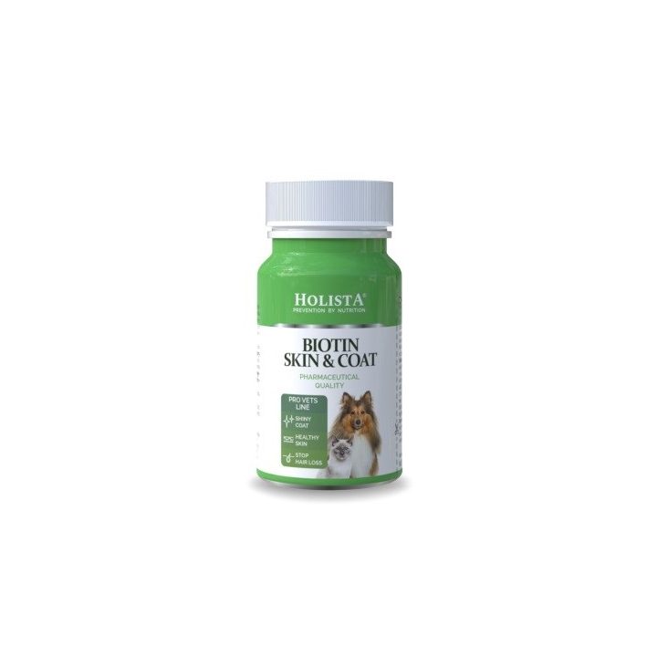 HOLISTA Biotin Skin & Coat - supplements for dogs and cats - 90 pcs