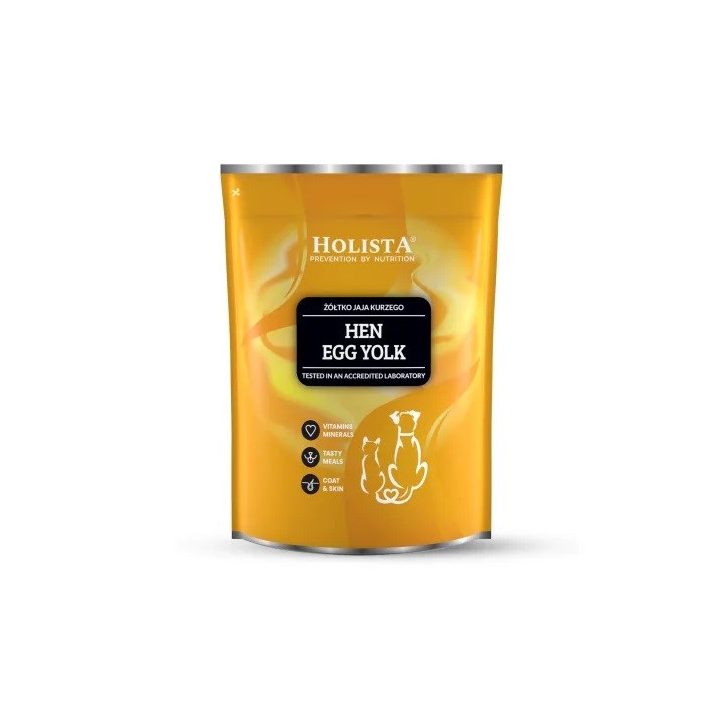 HOLISTA Hen egg yolk - supplements for dogs and cats - 500g